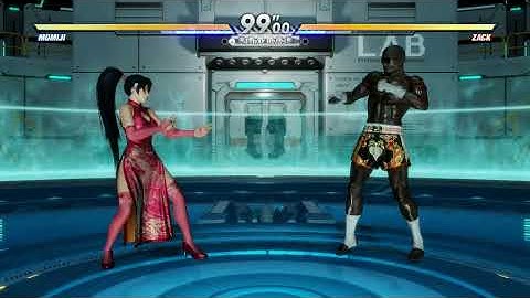 DOA6 | Momiji 💥 Zack | CPU vs CPU AI vs AI (hardest level 8)