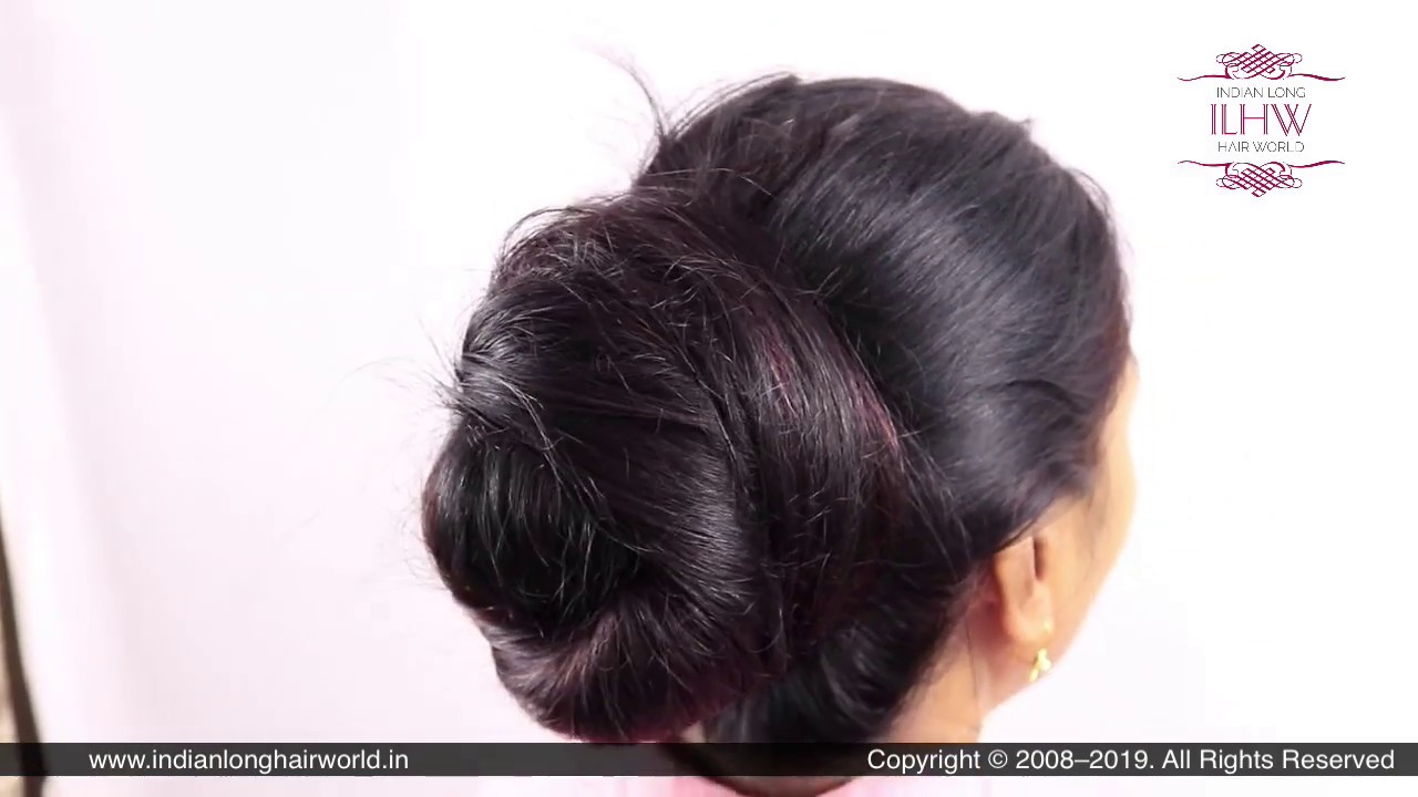 Everyday Quick Knot Hair Bun For Long Hair | Classic Knot Hair Bun | Desi  juda Hairstyle | DIY Bun. - YouTube