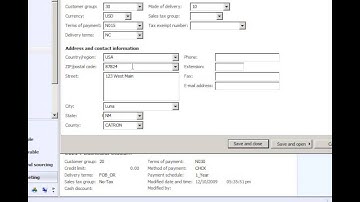Microsoft Dynamics AX: Global Address Book