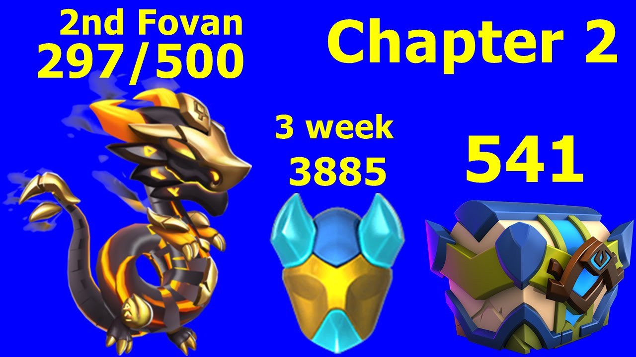 Chapter 2 first week Opened 541 chest | Iajir Ancient Event | 2nd Fovan 297/500 Piece | DML