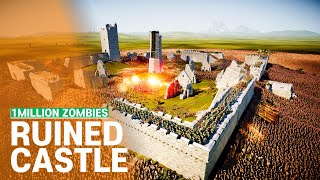 The U.S. Army against 1 MILLION Zombies in Ruins - Ultimate Epic Battle Simulator 2 UEBS 2 (4K)