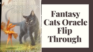Fantasy Cats Oracle Flip Through