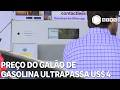 Preço do galão de gasolina ultrapassa US$ 4 nos EUA