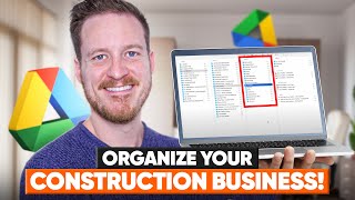How To Set Up Google Drive For Your Construction Business!!