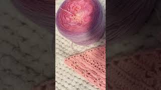 【新作】編み始めています🌷#crochet #crochetshawl #かぎ針編み #三角ショール #triangleshawl #編み物 #handmade