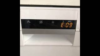 Error E09 Bosh  - Siemens  - Neff Dishwasher  - Causes and Fixes