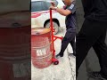 SMOOTHEST Way To Handle Oil Drums! No Lifting Required