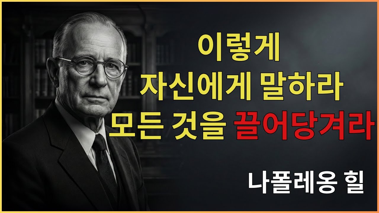 스스로에게 이렇게 말하라 그리고 원하는 모든 것을 끌어당겨라 | 나폴레온 힐 동기부여