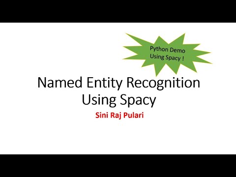 NLP Named Entity recognition Using Spacy : A complete demo with GitHub Code