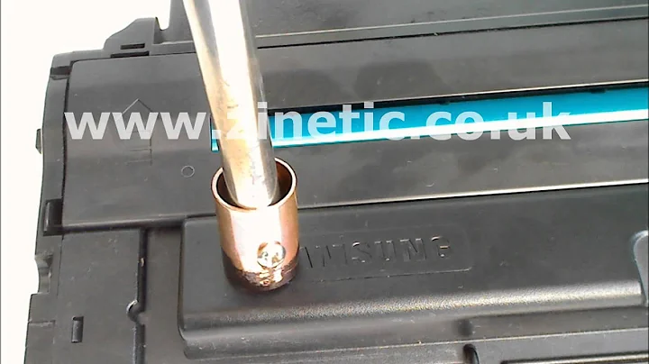 How to refill and reset the Samsung ML 1910, ML 1915, ML 2580, SCX 4600, SCX 4623 toner cartridge