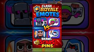 Clash Royale EMOTES vs Brawl Stars PINS