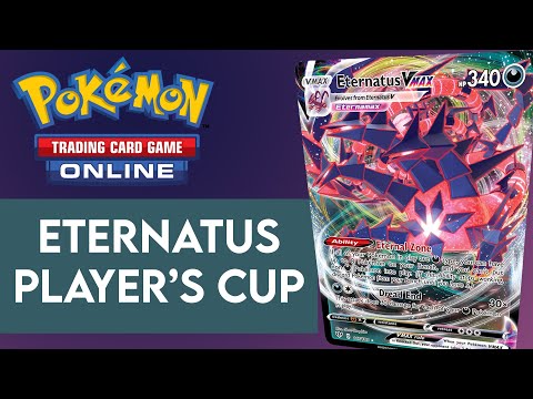 Eternatus V gets FREE PLAYERS CUP DUBS! (PTCGO Gameplay)