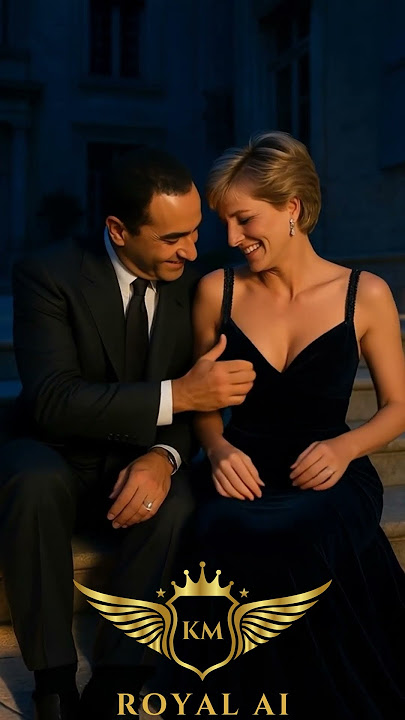 Dodi Fayed Romancing With Princess Diana on the Steps of a Historic French Villa