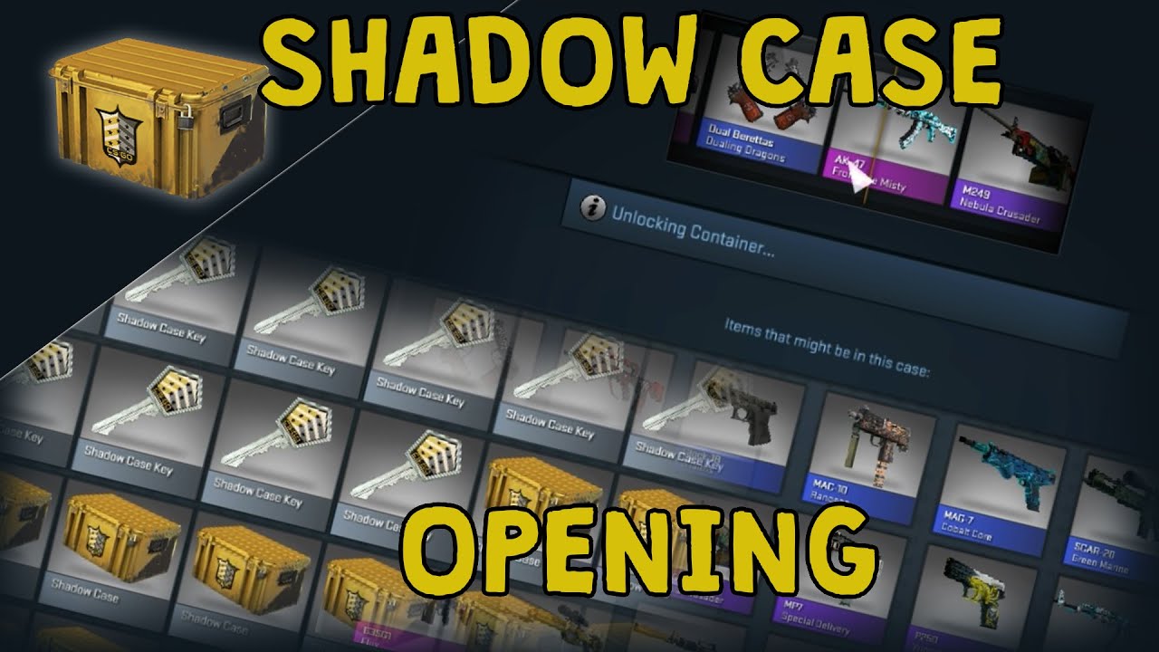 CS:GO - SHADOW CASE OPENING!!