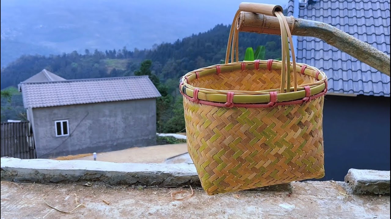 8時間で完成！持ち手付き竹かごを編む伝統の技