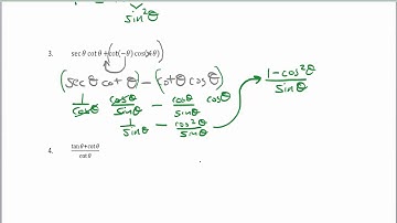 Simplifying Trigonometric Expressions Part 2