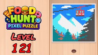 Food Hunt Pixel Puzzle Level 121 Walkthrough