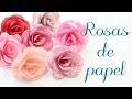 Rosas de papel - Tutorial de flores de papel