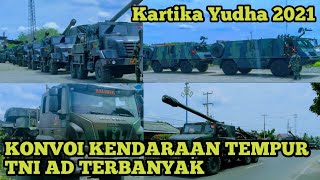 Konvoi Kendaraan Tempur TNI-AD Terbanyak Menuju Puslatpur Baturaja || Kartika Yudha 2011