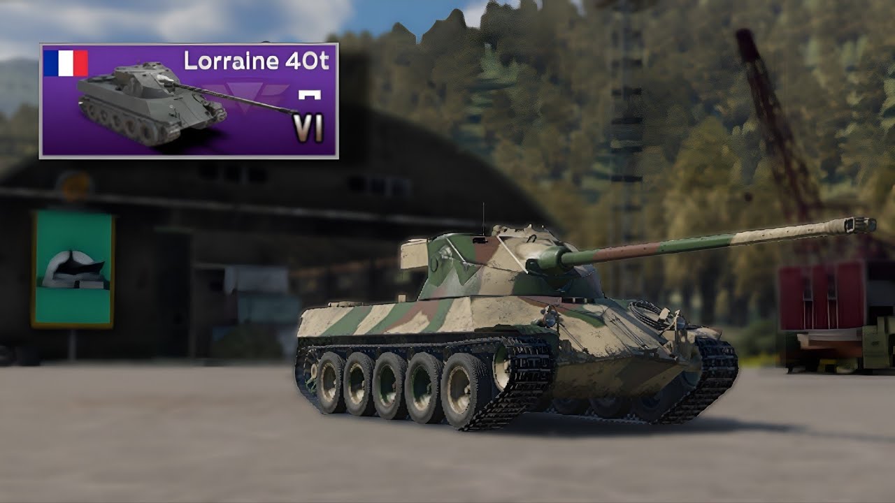 War Thunder Mobile | Lorraine 40t