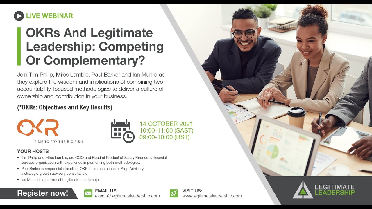OKRs And Legitimate Leadership: Competing Or Complementary