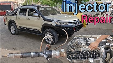How to Toyota Hilux injector rebuilding - common rail injector repair - 2kd #1kdftv