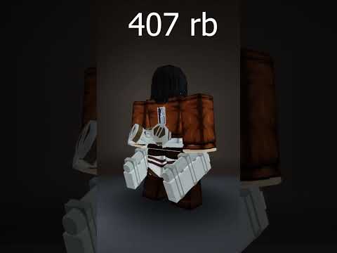 Make Mikasa In Roblox [Attack on Titan] #shorts