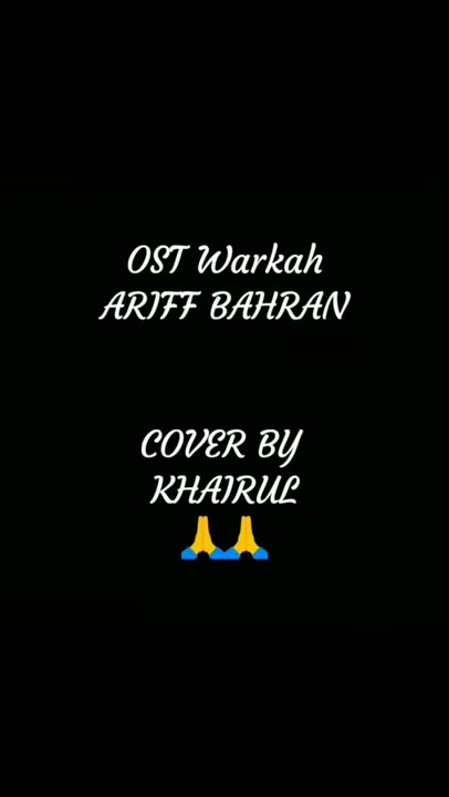 Khairul Asri - Sinar Warkah (OST Warkah)