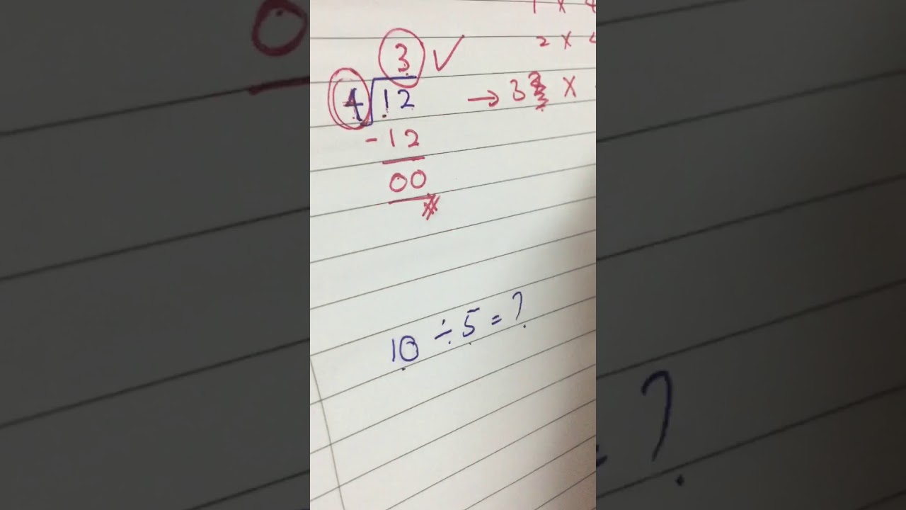 MATHEMATICS YEAR 2: Basic of Division - YouTube