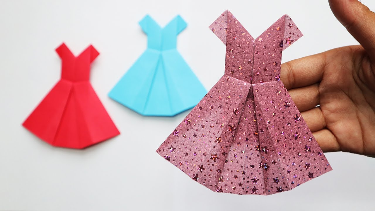 How to Make an Origami Dress Origami Wedding Dress