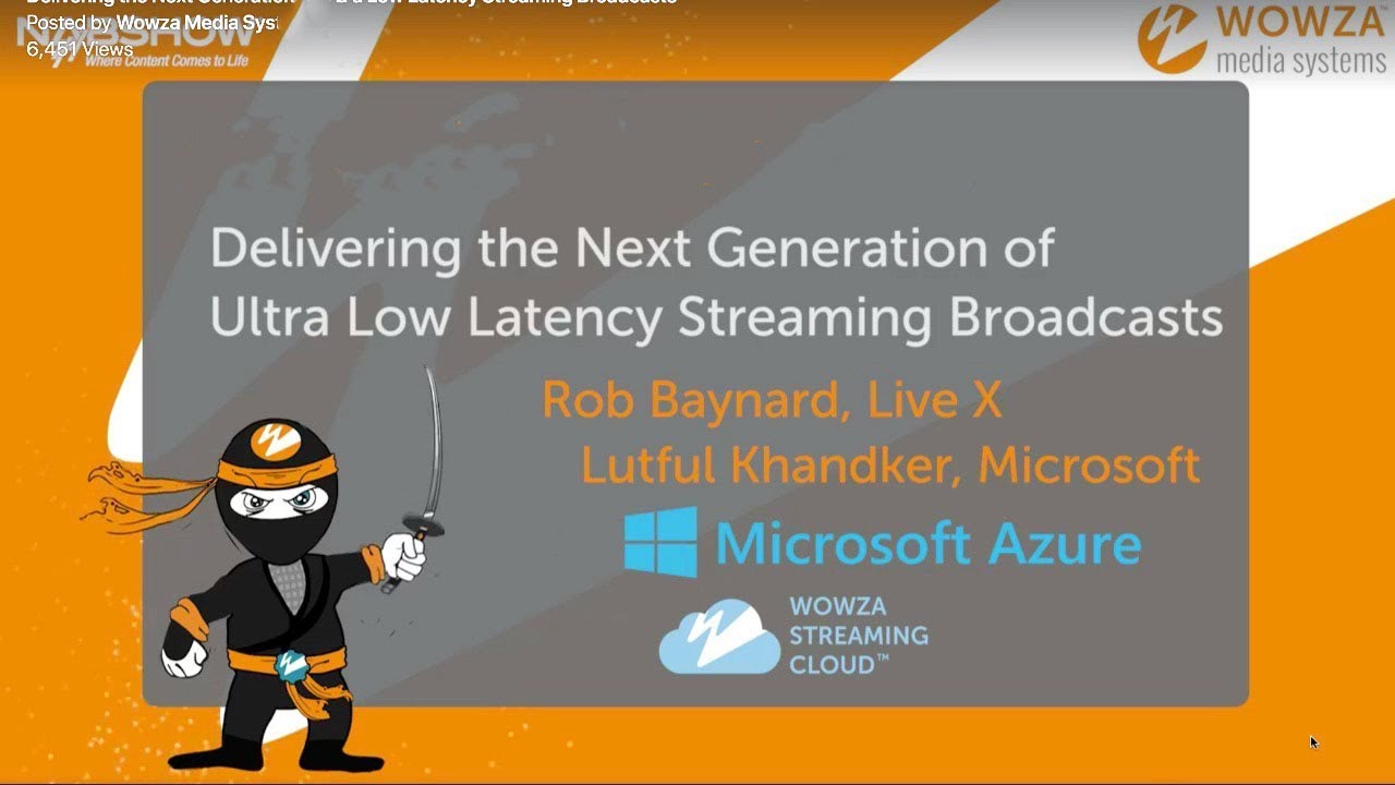 Delivering the Next Generation of Ultra Low Latency Streaming ...