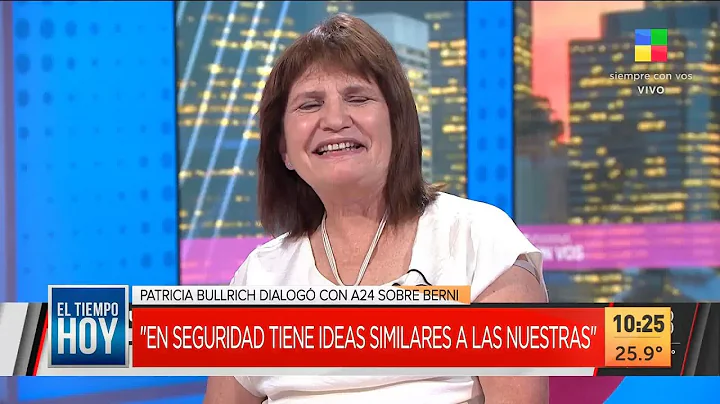 Patricia Bullrich dialog con A24 sobre Sergio Berni