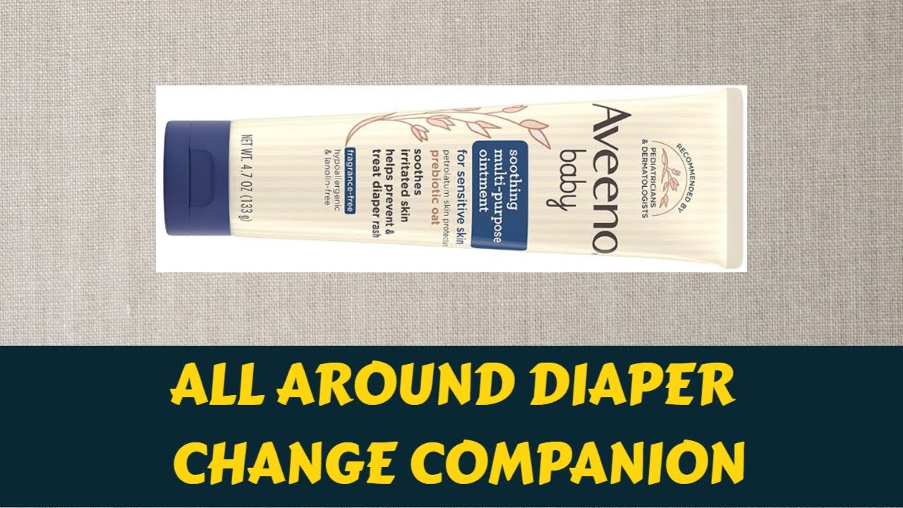 Aveeno Baby Soothing Multi-Purpose Diaper Rash Ointment, Petrolatum