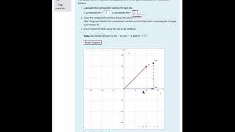 JSXGraph   Vector components