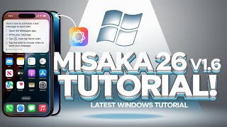 Misaka 26 V1.6 Latest Windows Tutorial Trollpad,Ipados, Aod, Dynamic Island, Stage Manager & More