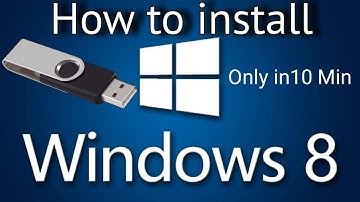 Install Windows 8.1 from USB Drive in Desktop or Laptop  computer