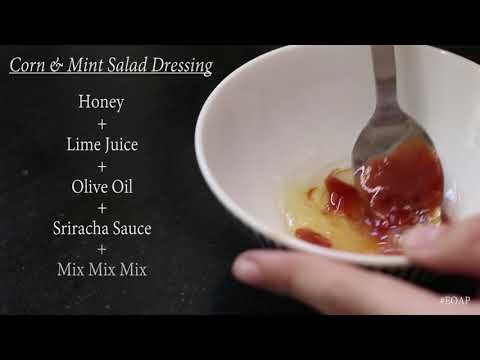 Corn & Mint Salad dressing