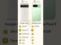 Google Pixel 7 Vs New Pixel 9 Specs comparison