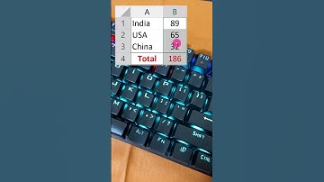 Excel Shortcuts! #shorts #asmr #computer #excel #tricks #keyboard