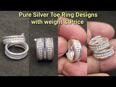 Pure Silver Toe Ring Designs With Weight & Price 2026 | Latest Chandi Ki Bichhiya Designs