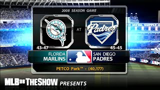 MLB 08: The Show (Florida Marlins Season) Game #91 - FLA @ SD