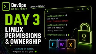 Day 3 of Learning DevOps | Linux Permissions Finally Clicked