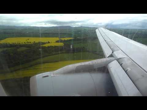 LH962: Rare approach via RWY 6 - Lufthansa Airbus A321 lands in Edinburgh-Turnhouse