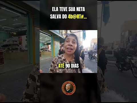 Sugeriram um Aborto e Ela Contou a História: Sua Neta Nasceu - Campanha IPCO pela Vida Inocente