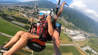 Lancio con parapendio da 1500mt - Vetriolo - Trentino