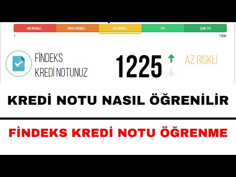 Kredi Notu Öğrenme Findeks - Kredi Notu Nasıl Öğrenilir