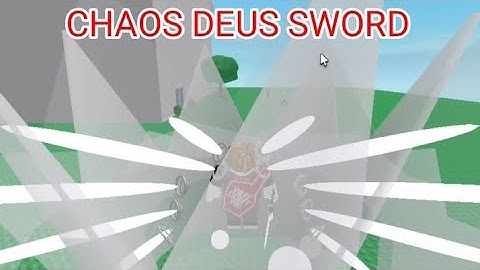 ROAD ROLLER DANCE & CHAOS DEUS SWORD SCRIPT played at Roblox FENCING game - script link on comments