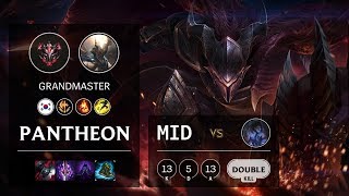 Pantheon Mid vs Sylas - KR Grandmaster Patch 10.6