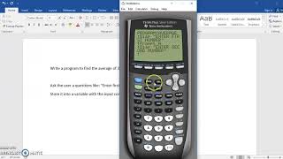 Programming the TI Calculator screenshot 5