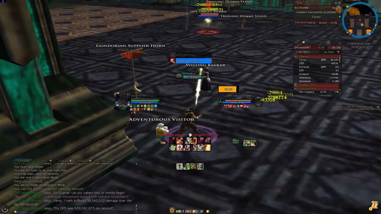 LOTRO u33.1 603k DPS Hunter YouTube